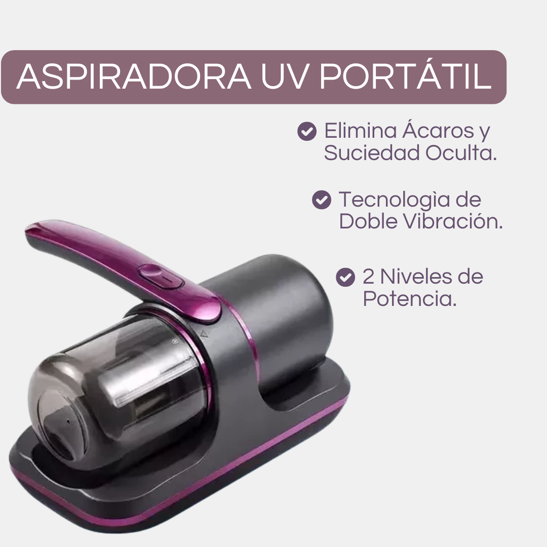 Aspiradora UV Portátil Eliminadora de Ácaros