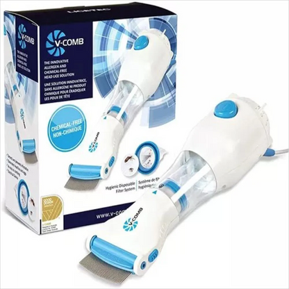 Cepillo Aspirador Saca Piojos y liendes