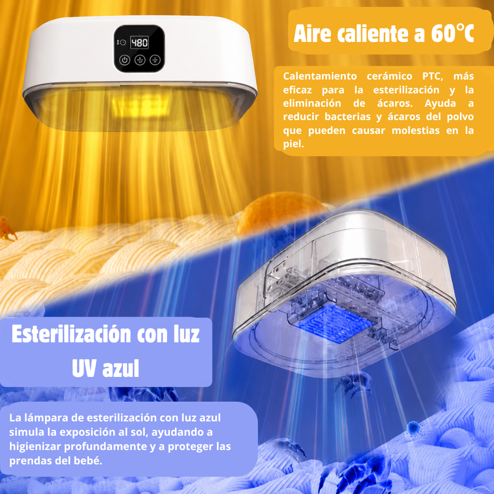 Secador de Ropa Portátil y Plegable. Espacios pequeños