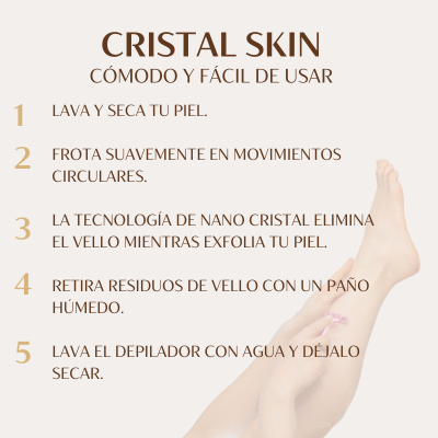 Depiladora Indoloro Cristal Skin