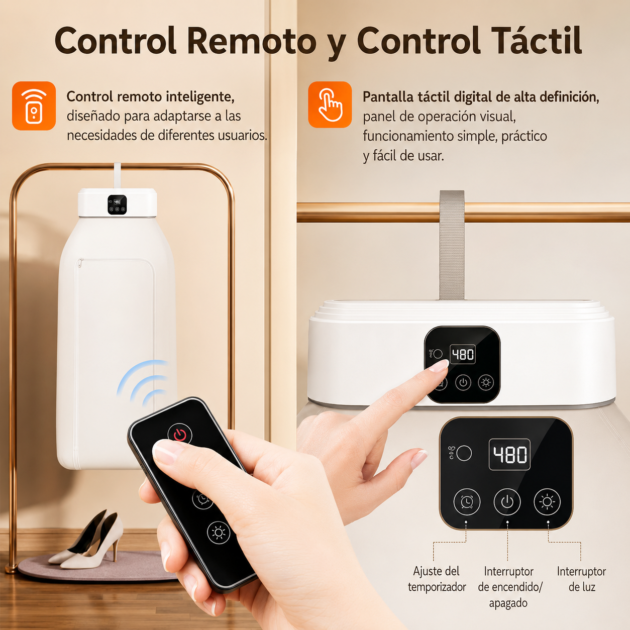Secador de Ropa Portátil y Plegable. Espacios pequeños