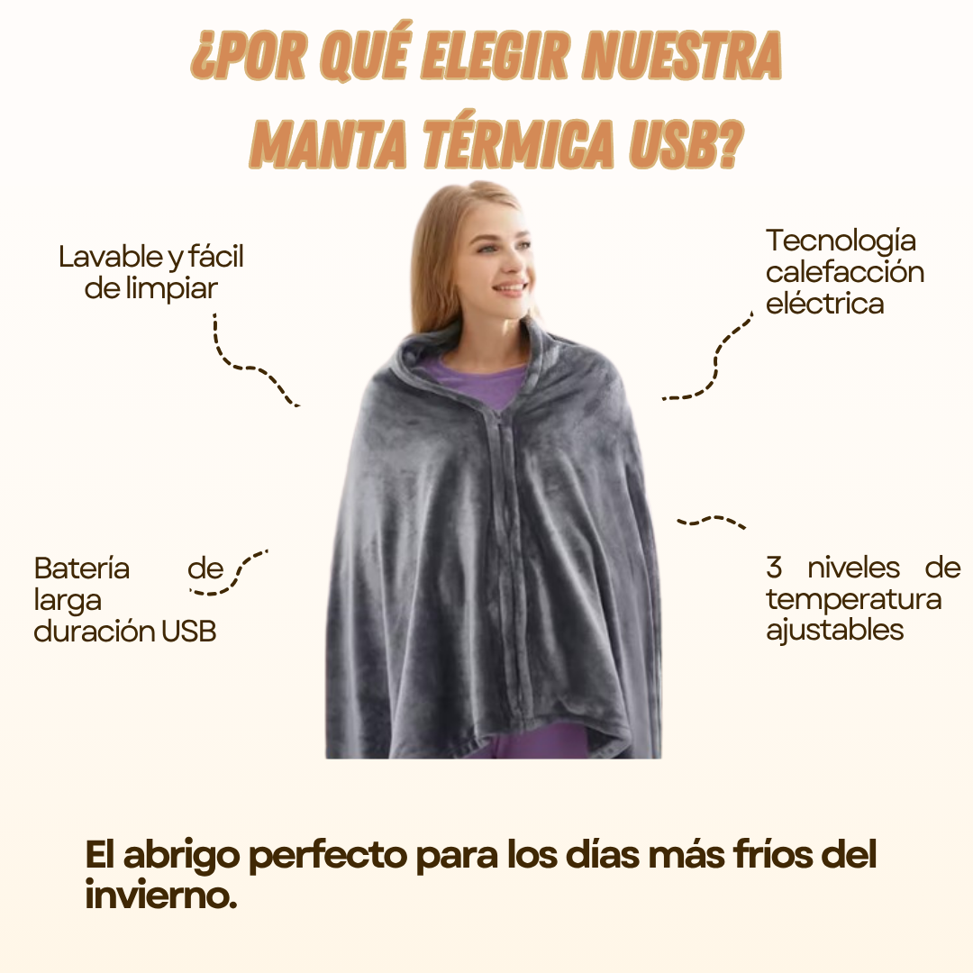 Manta Térmica USB Premium