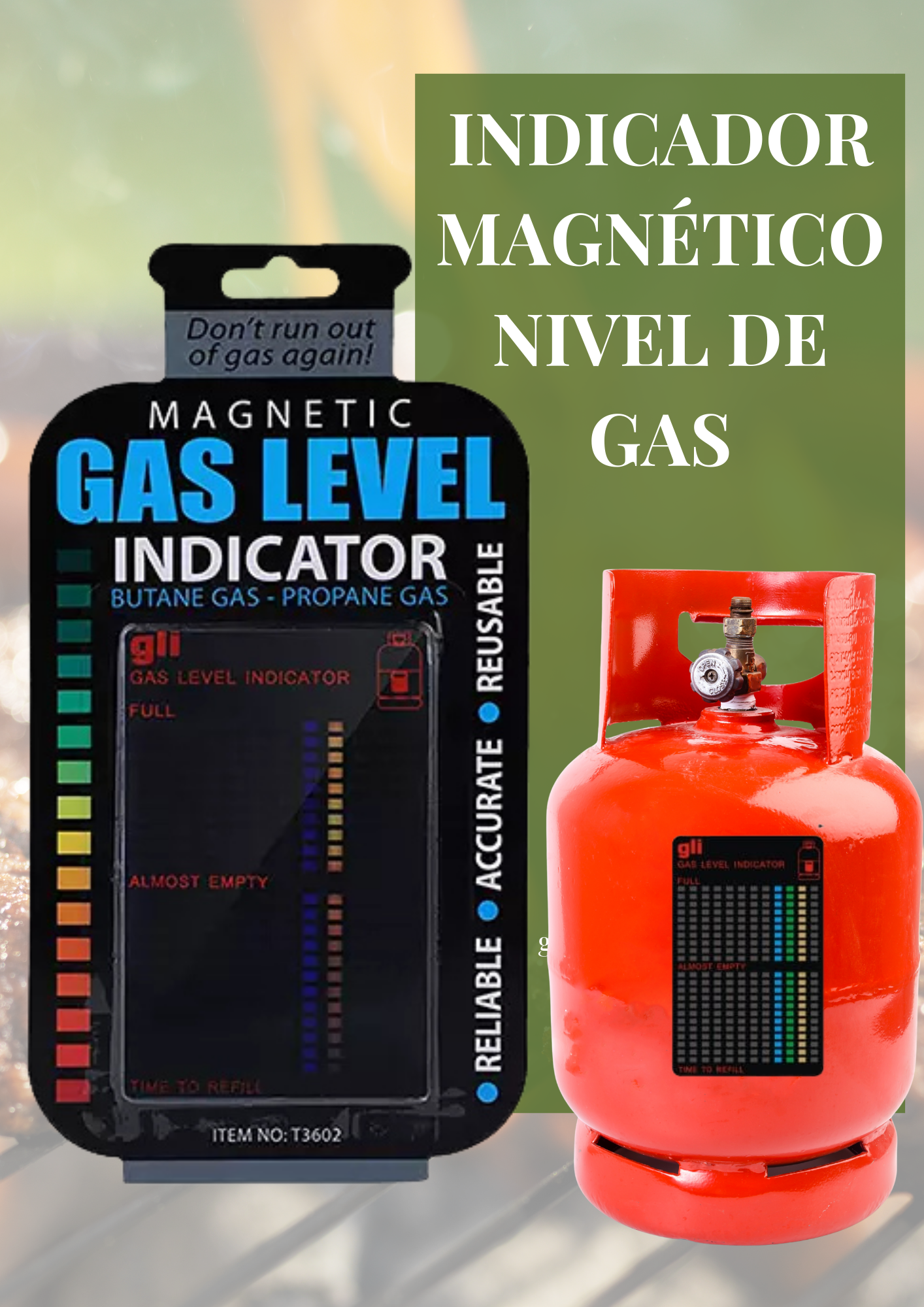 Indicador Magnético nivel de gas