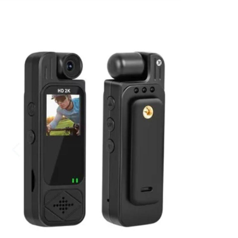 Cámara Corporal Body Cam 2K Full HD con Pantalla LCD y Grabación de Audio